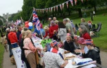 Pique-nique à Windsor lors du jubilé de platine de la reine Elizabeth II, le 5 juin 2022
