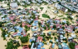 Inondations à Thai Nguyen après le passage du typhon Yagi, le 10 septembre 2024 dans le nord du Vietnam