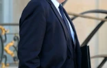 Le ministre français des Transports Philippe Tabarot sur le perron de l'Elysée à Paris, le 9 avril 2025