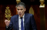 Le Premier secrétaire du PS Olivier Faure à l'Assemblée nationale, le 6 février 2023