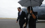 Le secrétaire d'Etat américain Antony Blinken arrive à l'aéroport de Bruxelles, le 9 septembre 2022