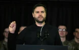 Le vice-président américain JD Vanceà  la base américaine de Pituffik, au Groenland, le 28 mars 2025