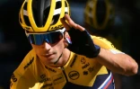 Le Slovène Primoz Roglic à l'entraînement deux jours avant le début du Tour de France, le 27 août 2020 à Nice