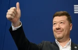 Tomio Okamura, leader du parti d'extrême droite tchèque SPD à Prague, le 3 octobre 2025, au premier jour des élections législatives
