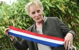 Marie Cau, la première maire transgenre en France, le 24 mai 2020 à Tilloy-lez-Marchiennes (Nord)

