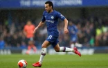 Le milieu espagnol de Chelsea, Pedro, lors de la réception d'Everton, le 8 mars 2020 à Londres