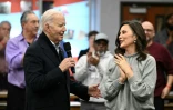 Joe Biden s'exprime aux côtés de la gouverneure du Michigan Gretchen Whitmer lors d'un événement de campagne à Detroit, le 1er février