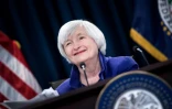 La présidente de la Fed Janet Yellen à Washington, le 13 décembre 2017