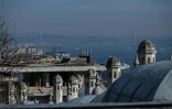 Vue depuis les dômes de la mosquée de Süleymaniye, construite au XVIe siècle, le 16 février 2022