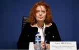 La procureure de Paris, Laure Beccuau, lors d'une conférence de presse le 24 février 2024 à Paris 
