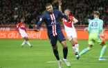 La joie mesurée de Kylian Mbappé double buteur contre son club formateur, Monaco, dans le succès du PSG à Louis II, le 15 janvier 2020