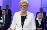 L'économiste Ingrida Simonyte, candidate à l'élection présidentielle lituanienne, le 8 mai 2019 à Vilnius