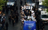 Les Bleus descendent les Champs-Elysées à Paris, le 16 juillet 2018