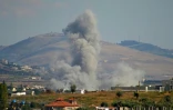 une frappe aérienne israélienne sur le village de Kfar Tibnit, dans le sud du Liban, le 13 juin 2026