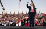 Le président américain Donald Trump participe à un meeting de campagne à Orlando en Floride, le 12 octobre 2020 