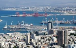 Haïfa, le grand port du nord d'Israël, le 26 septembre 2024