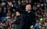 L'entraîneur du Real Madrid Zinedine Zidane au stade Santiago Bernabeu de Madrid le 22 décembre 2019