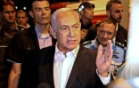 Le Premier ministre israélien Benjamin Netanyahu à Lod (Israël), le 12 mai 2021