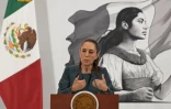 La présidente du Mexique, Claudia Sheinbaum, le 19 mai 2025 à Mexico