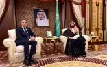 Le chef de la diplomatie américaine Antony Blinken et le prince héritier saoudien Mohammed ben Salmane, le 7 juin 2023 à Jeddah