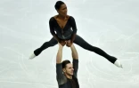 Vanessa James et Morgan Ciprès décrochent le titre européen à Minsk en couples à Minsk, le 24 janvier 2019