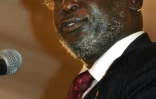L'ancien chef rebelle John Garang prête serment en tant que premier vice-président du Soudan le 09 juillet 2005 à Khartoum