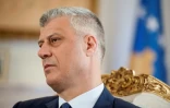 Le président kosovar Hashim Thaci lors d'un entretien à l'AFP le 31 janvier 2018 dans es bureaux de Pristina
