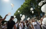 La marche blanche en hommage à Louis, à Carcassonne, samedi 4 juillet 2026