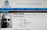 Reproduction de la page web d'Interpol signalant le profil de Redoine Faïd, le 13 avril 2013