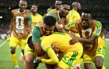 La joie extatique des Sud-Africains célébrant le but de leur victoire sur la Corée du Sud au stade de Monterrey le 24 juin 2026 