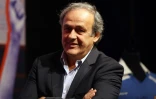 Michel Platini pose au Musée national du Sport, le 22 novembre 2019 à Nice