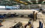Ligne d'assemblage d'un Boeing en Caroline du sud, le 25 mars 2018