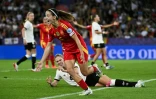 La milieu de terrain espagnole Aitana Bonmati, le 23 juillet 2025 en demi-finale de l'Euro féminin contre l'Allemagne, à Zurich