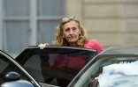 Nicole Belloubet le 18 juillet à la sortie de l'Elysée
