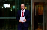 Le président du parti social-démocrate, Martin Schulz à Berlin, le 24 novembre 2017