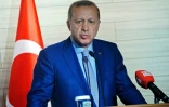 Le président turc Recep Tayyip Erdogan lors d'une conférence de presse à Mogadiscio, en Somalie, le 3 juin 2016