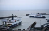 Des ferries dans le port de Douvres (Angleterre) le 1er février 2020
