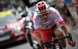 Le Français Stéphane Rossetto lors de la 1re étape du Tour de France le 6 juillet 2019
