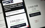 Ecrans montrant le nombre de signatures pour la pétition contre la loi Duplomb le 28 juillet 2025