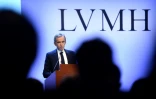 Le patron du groupe LVMH Bernard Arnault en janvier 2020 à Paris