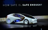 La Toyota Concept-i exposée le 4 janvier 2017 au salon d'électronique CES de Las Vegas