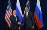 Les présidents russe Vladimir Poutine et américain Barack Obama le 28 septembre 2015 à l'Onu à New York