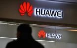 L'enseigne d'un magasin Huawei à Pékin, le 10 décembre 2018

