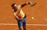 L'Espagnol Rafael Nadal face au Britannique Andy Murray en demi-finale du Masters 1000 de Monte-Carlo, le 16 avril 2016 
