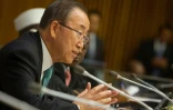 Le Secrétaire général de l'Onu  Ban Ki-moon le 29 septembre 2015 à New York 
