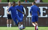 Le joueur de la France Michael Olise à l'entraînement avec son équipe à la veille du match de Coupe du monde contre l'Irak, le 21 juin 2026 à Philadelphie