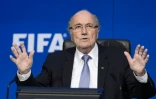 L'ex-président de la Fifa Sepp Blatter en conférence de presse, le 20 juillet 2015 à Zurich