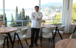 Au restaurant le Mirazur du chef argentin Mauro Colagreco, Ă Menton en France, le 13 avril 2019