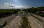 La Drôme asséchée, le 5 août 2026 à Livron-sur-Drôme