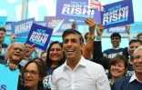 Rishi Sunak, candidat au poste de Premier ministre britannique, le 23 août à Birmingham